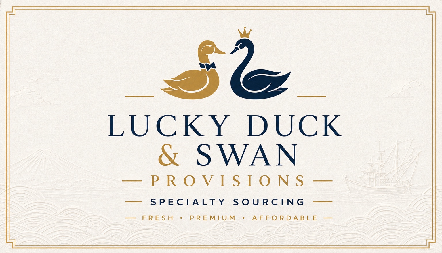 Lucky Duck and Swan Provisions — Specialty Sourcing